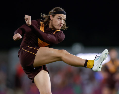 Jack Ginnivan a été un artiste raisonnable à Hawthorn après avoir traversé Collingwood.