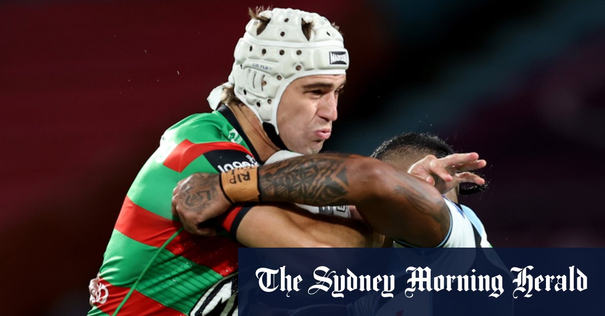 La recrue de South Sydney, Jye Gray, a deux matchs pour montrer qu'il mérite le maillot n°1 de Latrell Mitchell