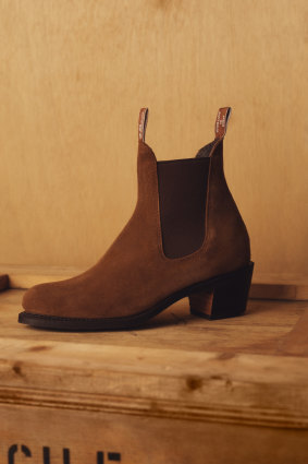 La nouvelle botte pour femme Roseberry de RM Williams s'inspire de la botte Craftsman pour homme.