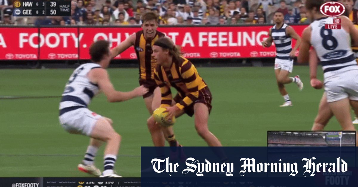 Hawthorn Hawks est invité à se rendre à l'AFL suite aux coups francs de Jack Ginnivan pour des plaquages ​​élevés