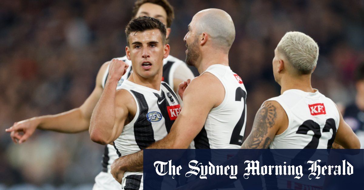 Collingwood Magpie Nick Daicos marque le but vainqueur contre les Carlton Blues