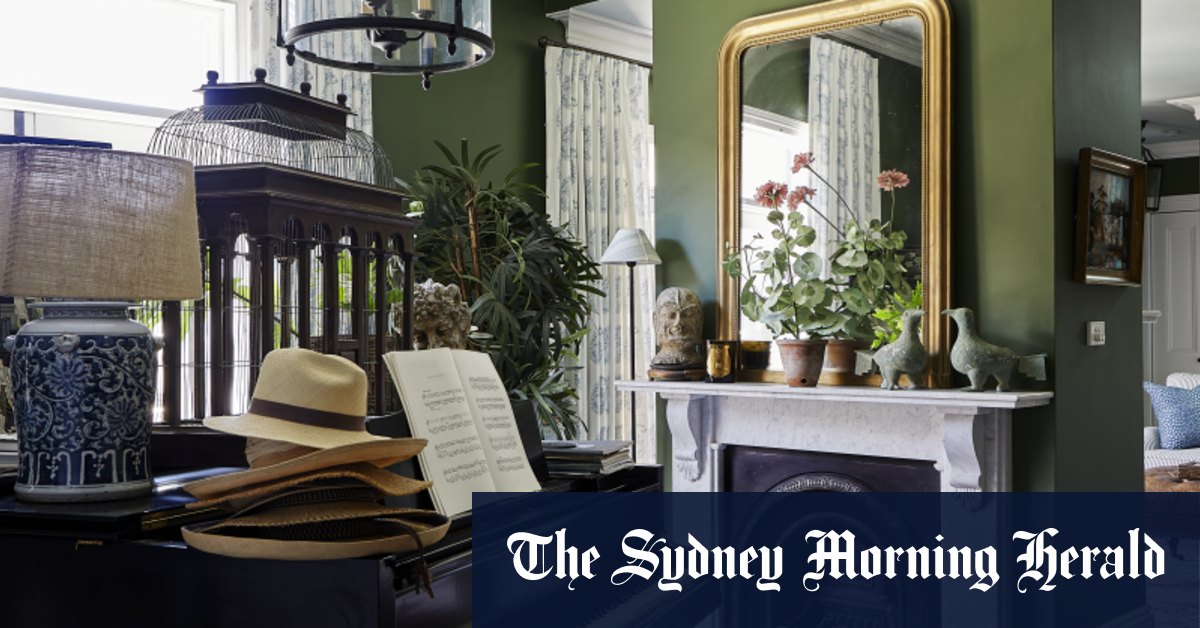 à l'intérieur de la maison historique de Jane Baker à Sydney