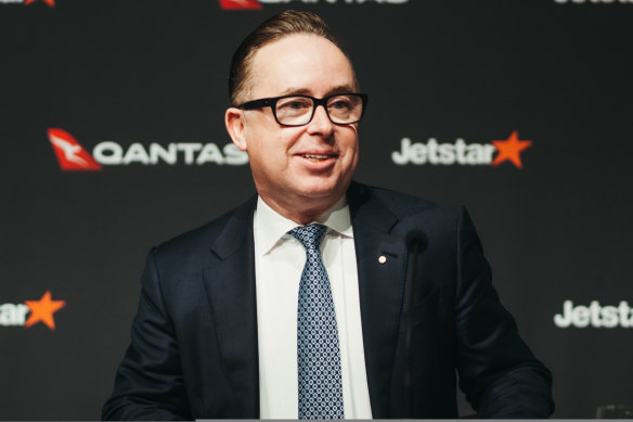 La marque laissée par l'ancien PDG de Qantas, Alan Joyce, est progressivement effacée par son successeur.