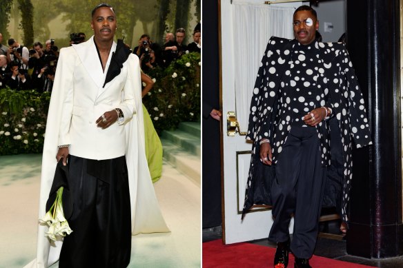 Les deux tenues de Colman Domingo convenaient, mais avec une grande touche.