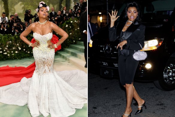 Taraji P. Henson a troqué sa robe couture contre un body élégant.