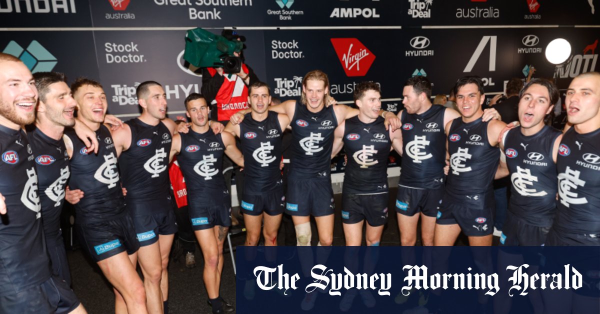 Carlton Blues de retour dans la course au poste de Premier ministre, les Melbourne Demons paient le prix d'un démarrage lent