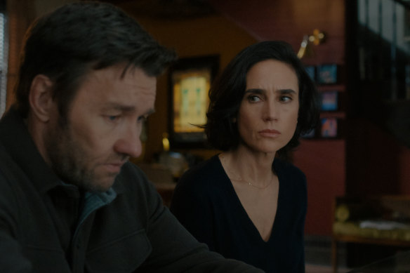 Edgerton avec Jennifer Connelly, qui incarne sa femme Daniela, dans Dark Matter.