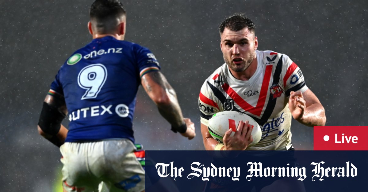 Sydney Roosters contre Warriors au stade Allianz