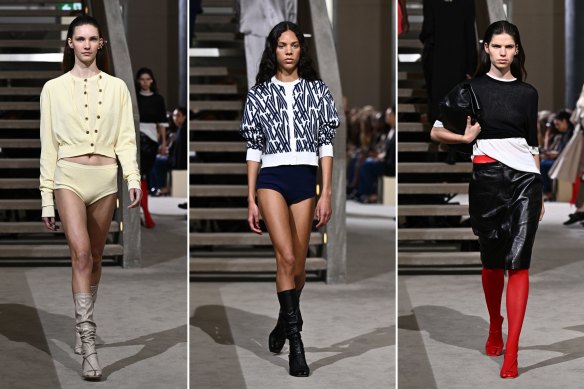 Des tricots sur le podium chez Viktoria & Woods.