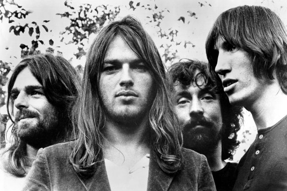 Pink Floyd en 1973, l’année où ils ont sorti The Dark Side of the Moon.