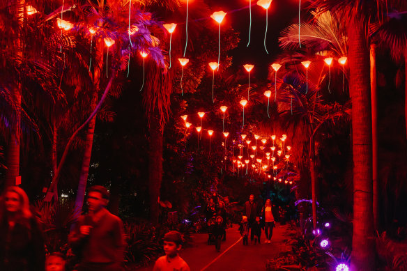 Lightscape, le spectacle de lumière payant du Jardin Botanique.