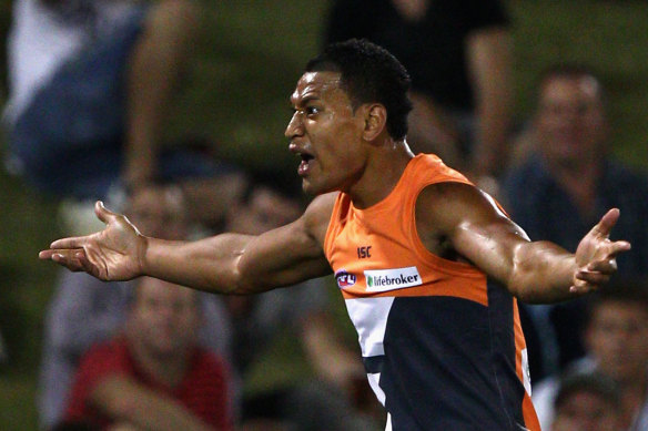 Israel Folau pendant ses années AFL.
