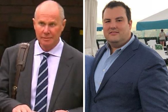 Des allégations ont été faites concernant le comportement des anciens dirigeants de Nine, Darren Wick (à gauche) et Adrian Foo.