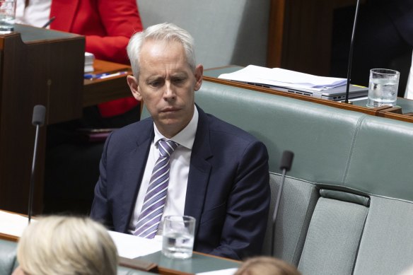 Le ministre de l'Immigration Andrew Giles.