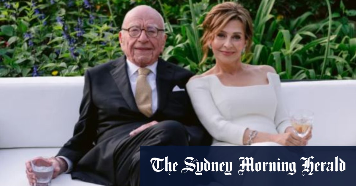 Rupert Murdoch épouse Elena Zhukova lors d'un mariage à Bel Air