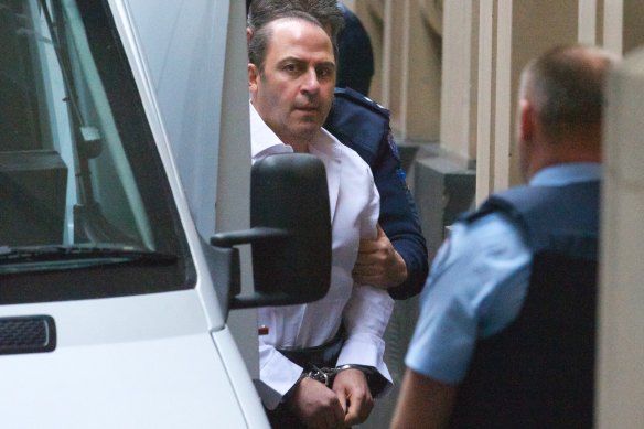 Kevin Farrugia était un associé du gangster de Melbourne Tony Mokbel, photographié à la Cour suprême de Melbourne en 2012.