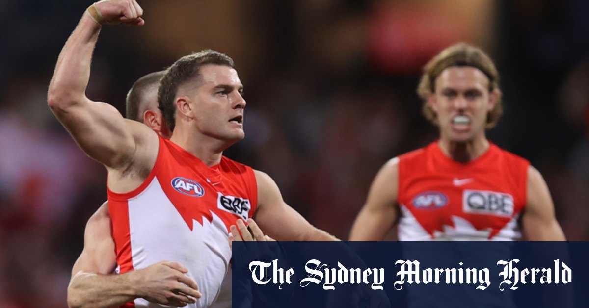 Les Sydney Swans battent les Geelong Cats après un démarrage lent du SCG