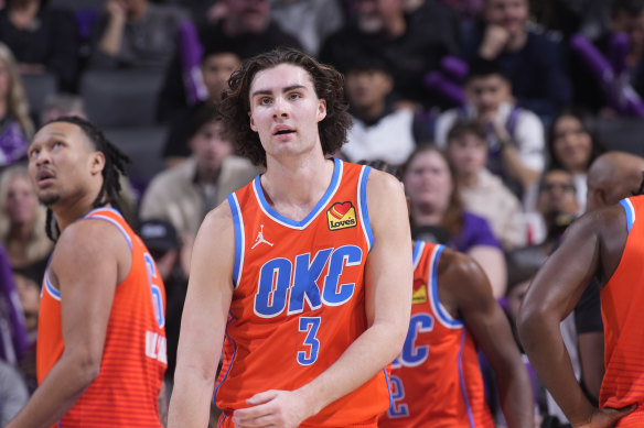 Josh Giddey jouait à Sacramento en décembre dernier.