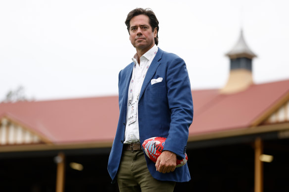 L'ancien patron de l'AFL, Gillon McLachlan, a été annoncé cette semaine comme nouveau PDG de Tabcorp.