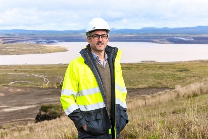 Adam Moran dirige la réhabilitation de la mine Hazelwood par Engie Australie et Nouvelle-Zélande.