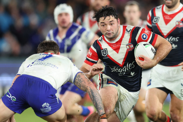 Brandon Smith a bien joué contre les Bulldogs samedi soir.