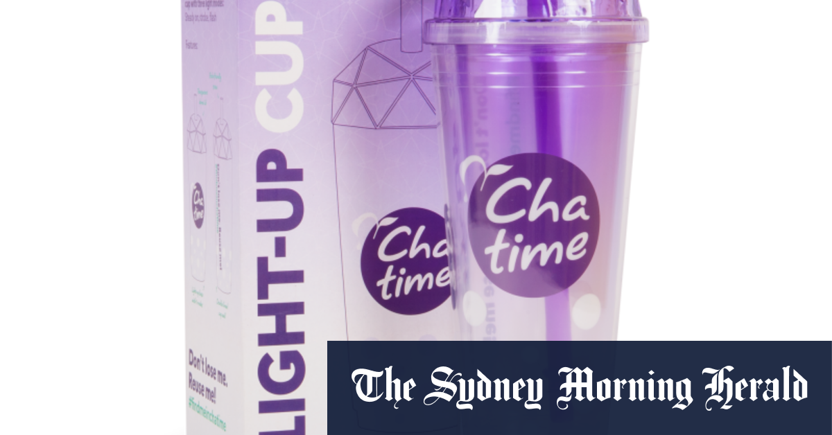 Chatime retire ses tasses lumineuses spécialisées suite à un avertissement de batterie manquante