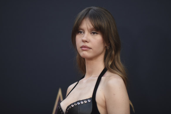 Mia Goth, photographiée lors de la première de MaXXXine à Los Angeles le mois dernier.