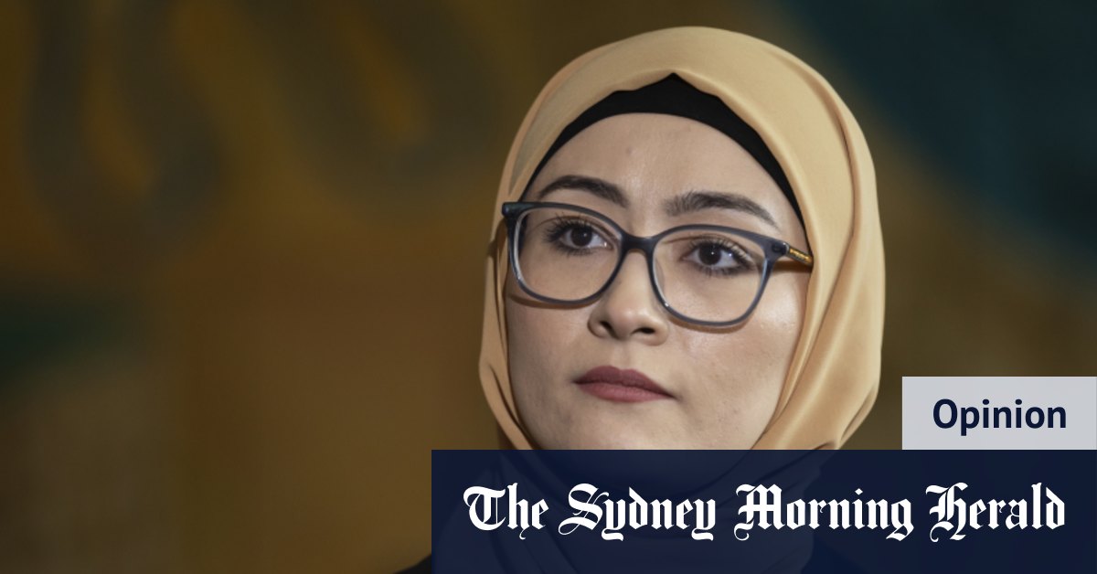 Fatima Payman est-elle la Pauline Hanson de la gauche ? C'est à elle de décider