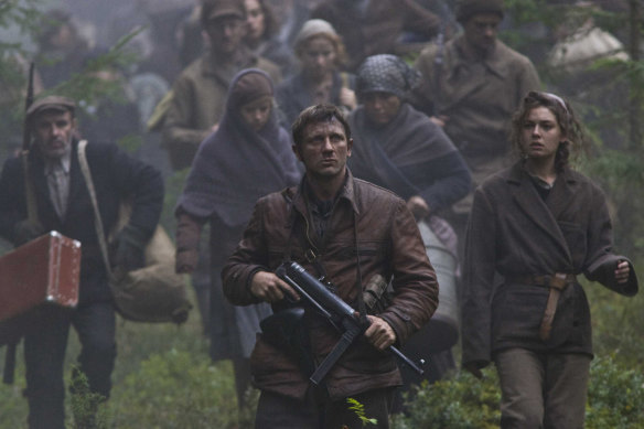 Daniel Craig tel qu'il apparaît dans le film Defiance d'Ed Zwick en 2008.