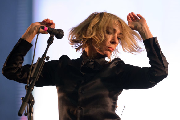 Kim Gordon en concert à Paris le 1er juin.