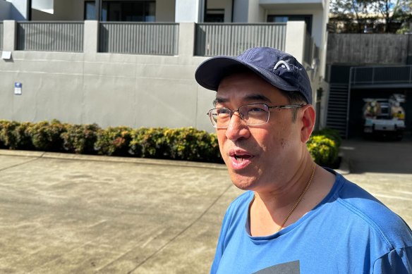 « Andrew », un voisin du complexe résidentiel Everton Park à Brisbane où vivaient les espions russes présumés.