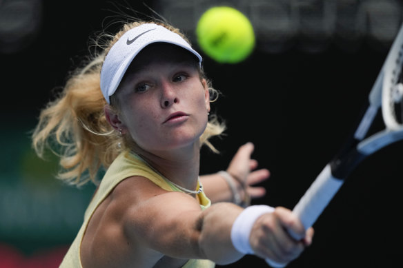 Emerson Jones est en demi-finale chez les juniors filles.