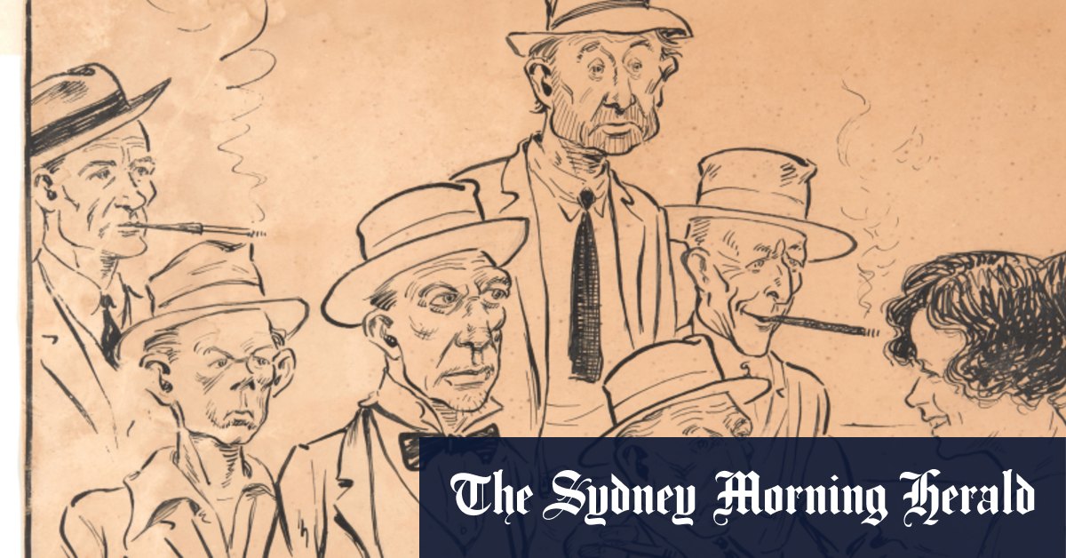 Dessins animés australiens à la Bibliothèque d'État de Nouvelle-Galles du Sud
