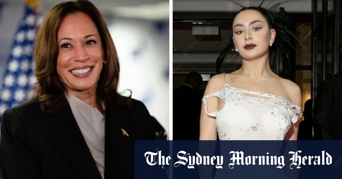 Le vice-président américain soutenu par la star du rap Charli XCX