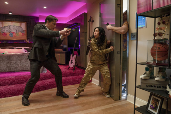 John Cena et Awkwafina dans Jackpot !