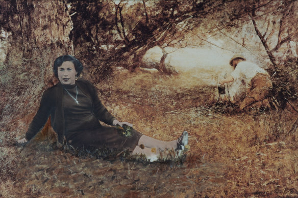 Sur la piste du wallaby, d'Anne Zahalka – loin de chez elle, 1983.
