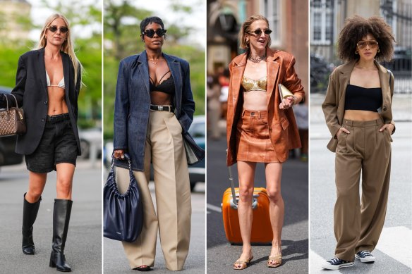 Exposition au nord. Les soutiens-gorge ont occupé le devant de la scène à la Fashion Week de Copenhague, les modèles de street style ayant abandonné les t-shirts.