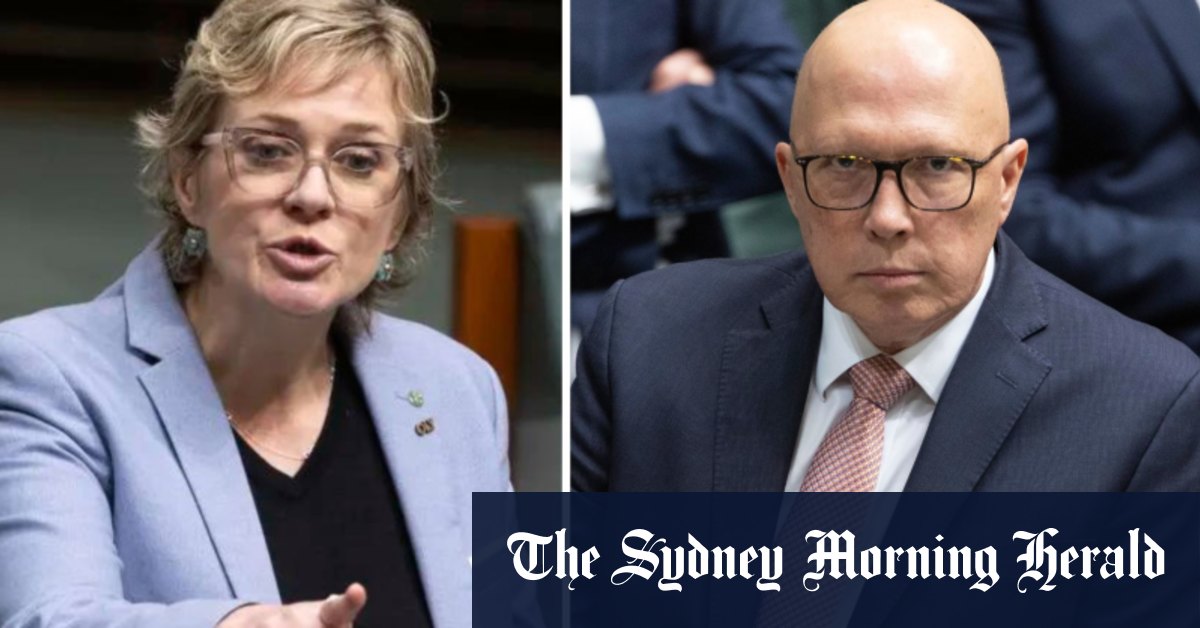 Zali Stegall qualifie Peter Dutton de « tyran » à cause de sa menace de poursuites judiciaires