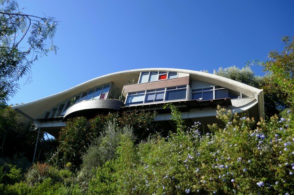La maison Garcia de John Lautner sur Mulholland Drive à Hollywood Hills.