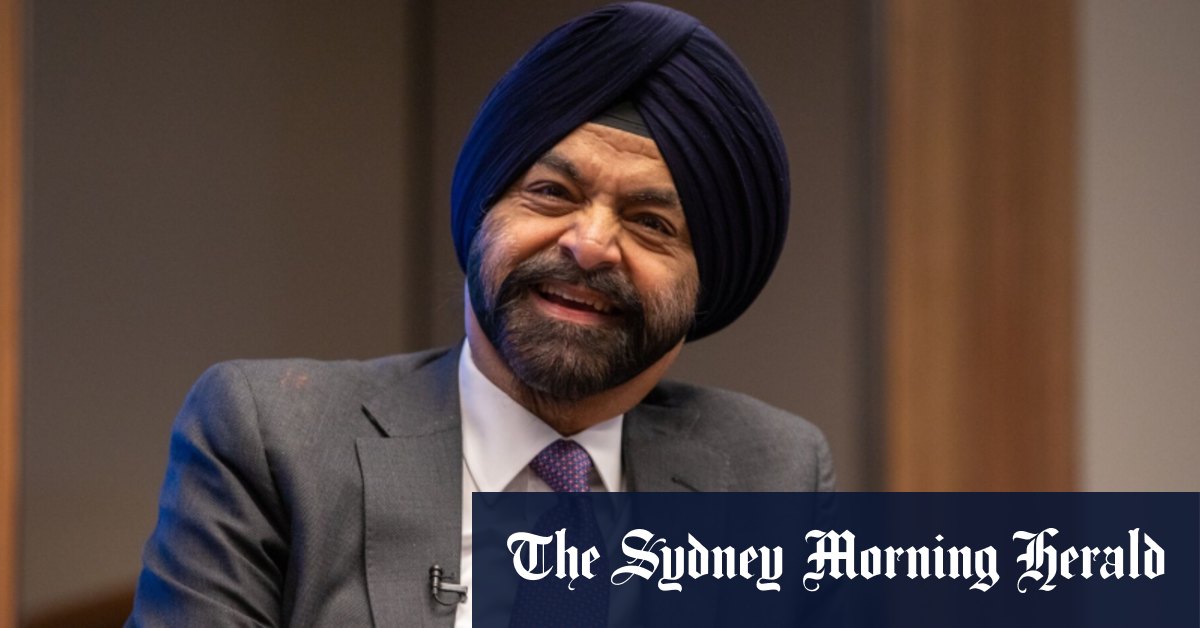Le président de la Banque mondiale, Ajay Banga, a des idées sur le Pacifique et a besoin de l'aide de l'Australie