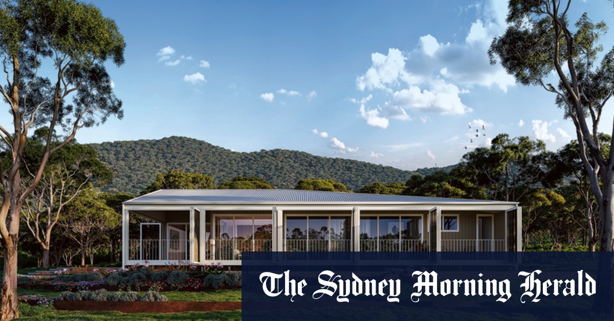 La conception de la maison inspirée par les feux de brousse en Australie