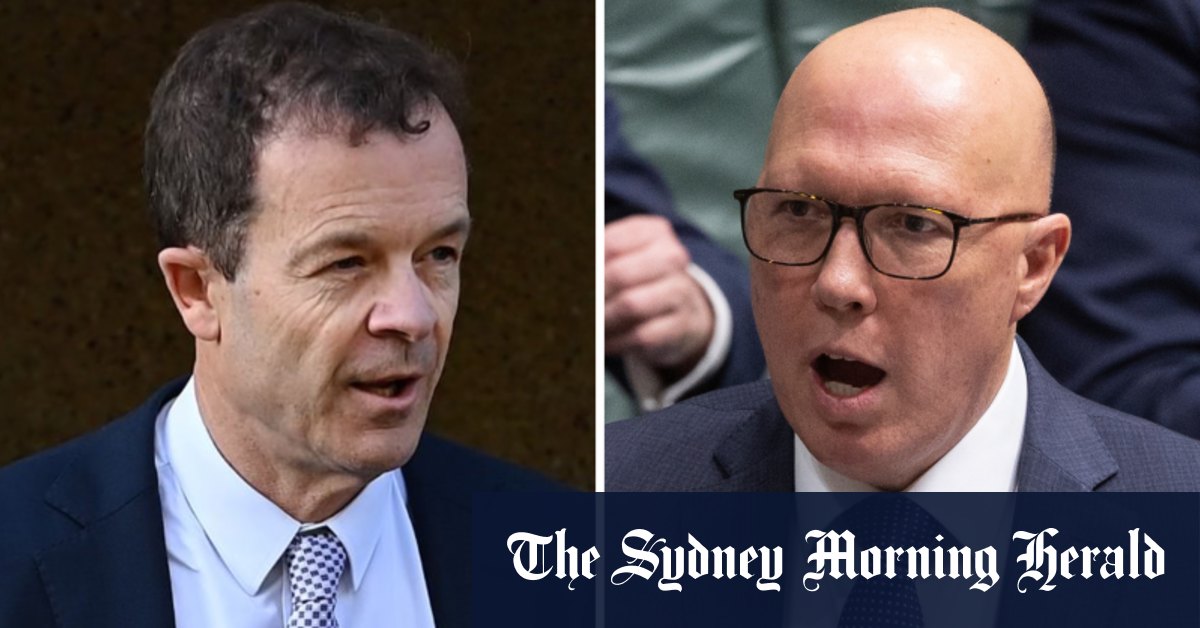 Peter Dutton et Mark Speakman en guerre contre la prise de contrôle fédérale