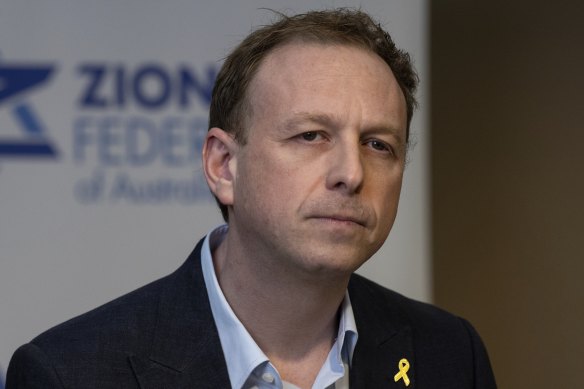 Jeremy Leibler, président de la Fédération sioniste d'Australie et partenaire de l'ABL.