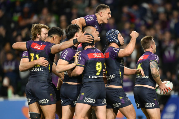 Le Melbourne Storm a atteint la grande finale de la LNR.