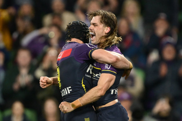 Le Melbourne Storm remporte sa finale préliminaire.