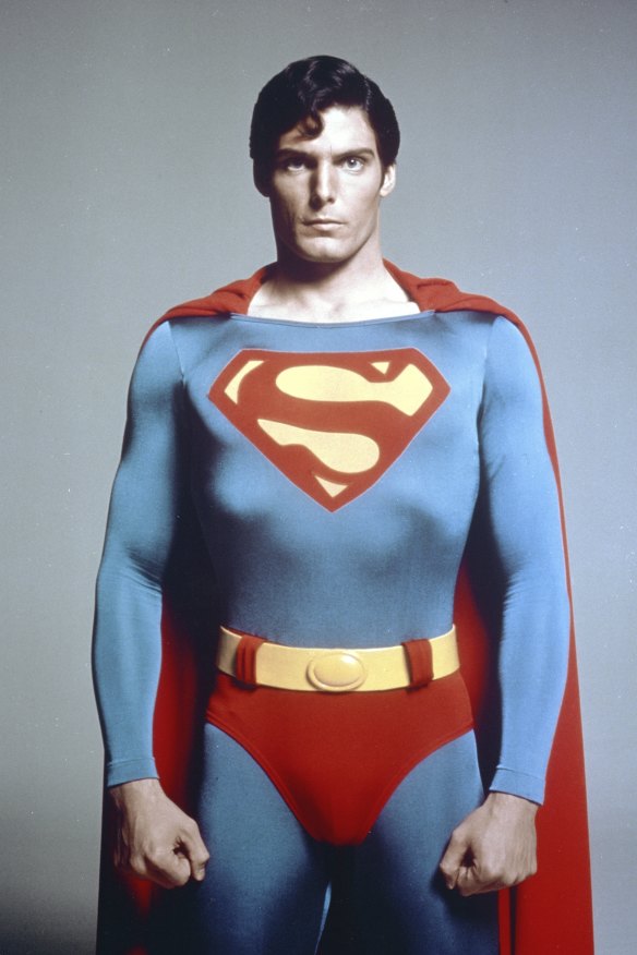 Christopher Reeve dans le rôle de Superman.