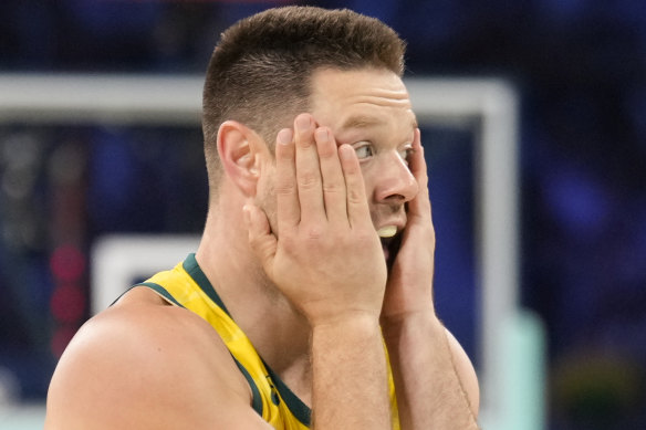 Matthew Dellavedova, photographié à Paris 2024, est déterminé à se qualifier pour les Jeux olympiques de 2028.