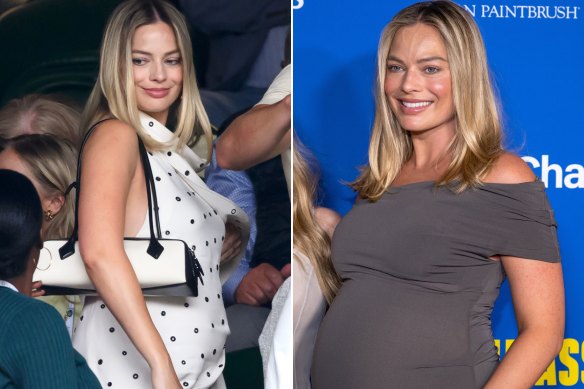 Robbie assiste aux championnats de tennis de Wimbledon en juillet (à droite) et à une projection de My Old Ass cette année.