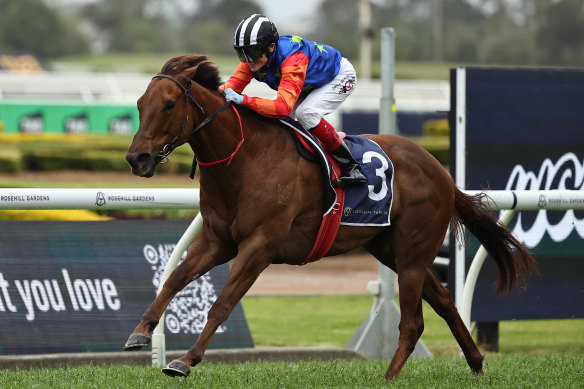 Bella Nipotina s'enfuit avec les Russell Balding Stakes à Rosehill.