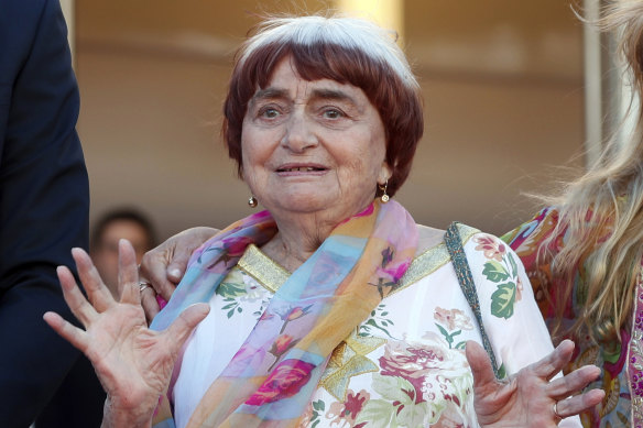 La cinéaste Agnes Varda en 2017 au Festival de Cannes.